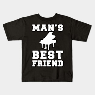 piano Man's best friend tee tshirt Kids T-Shirt